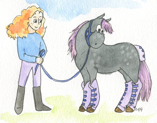 Violette et Capucine